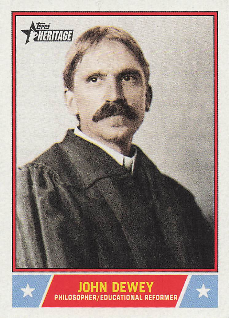 2025 Topps Heritage Baseball Notable Americans John Dewey #NS-94
