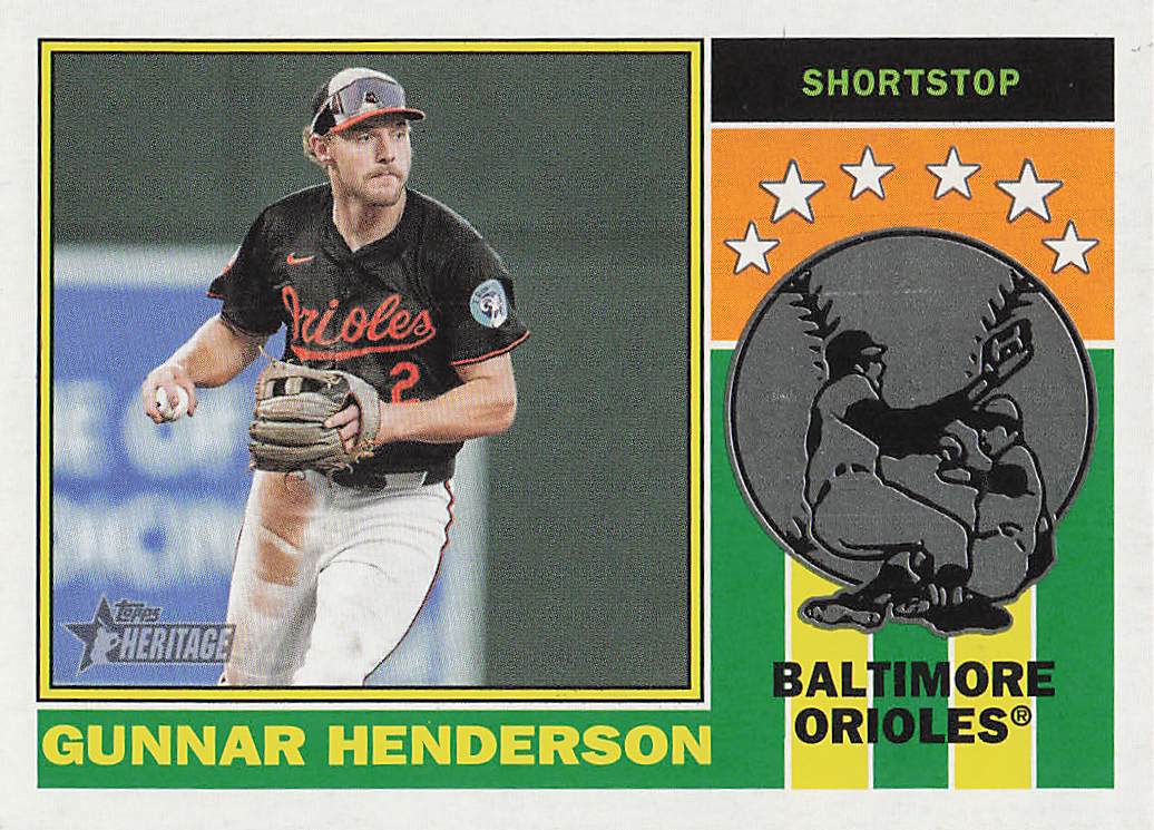 2025 Topps Heritage Baseball 1976 Player Icons Gunnar Henderson #76PI-22