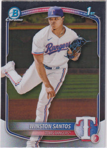 2025 Bowman Baseball Chrome Prospects Winston Santos #BCP-121