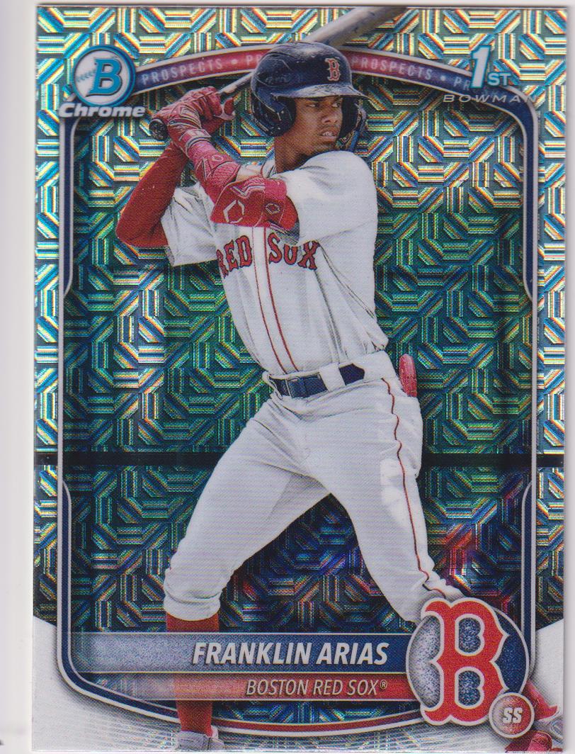 2025 Bowman Baseball Chrome Prospects Mojo Refractor Franklin Arias #BCP-67