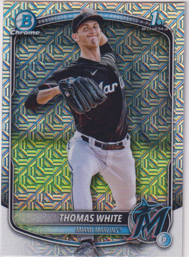 2025 Bowman Baseball Chrome Prospects Mojo Refractor Thomas White #BCP-69