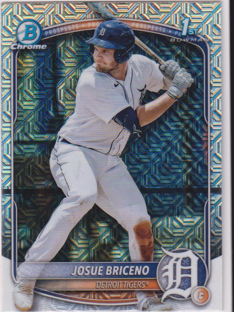2025 Bowman Baseball Chrome Prospects Mojo Refractor Josue Briceno #BCP-13