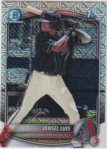 2025 Bowman Baseball Chrome Prospects Mojo Refractor Jansel Luis #BCP-84