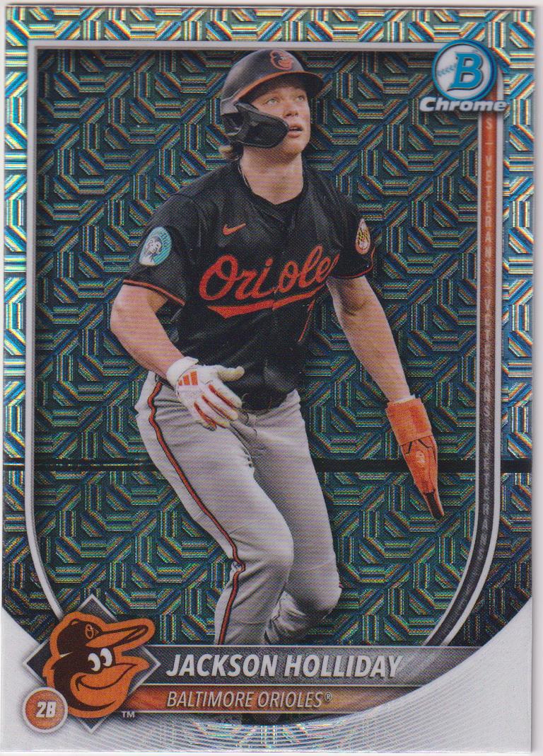 2025 Bowman Baseball Mojo Refractor Jackson Holliday #77