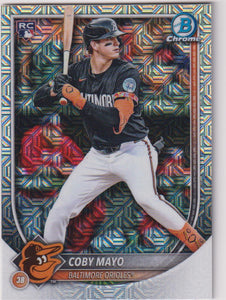 2025 Bowman Baseball Mojo Refractor Coby Mayo #37 Rookie
