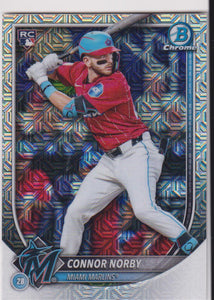 2025 Bowman Baseball Mojo Refractor Connor Norby #46 Rookie