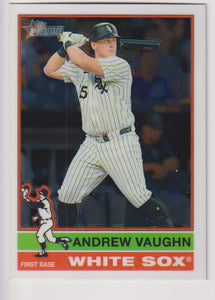 2025 Topps Heritage Baseball Chrome Andrew Vaughn #413
