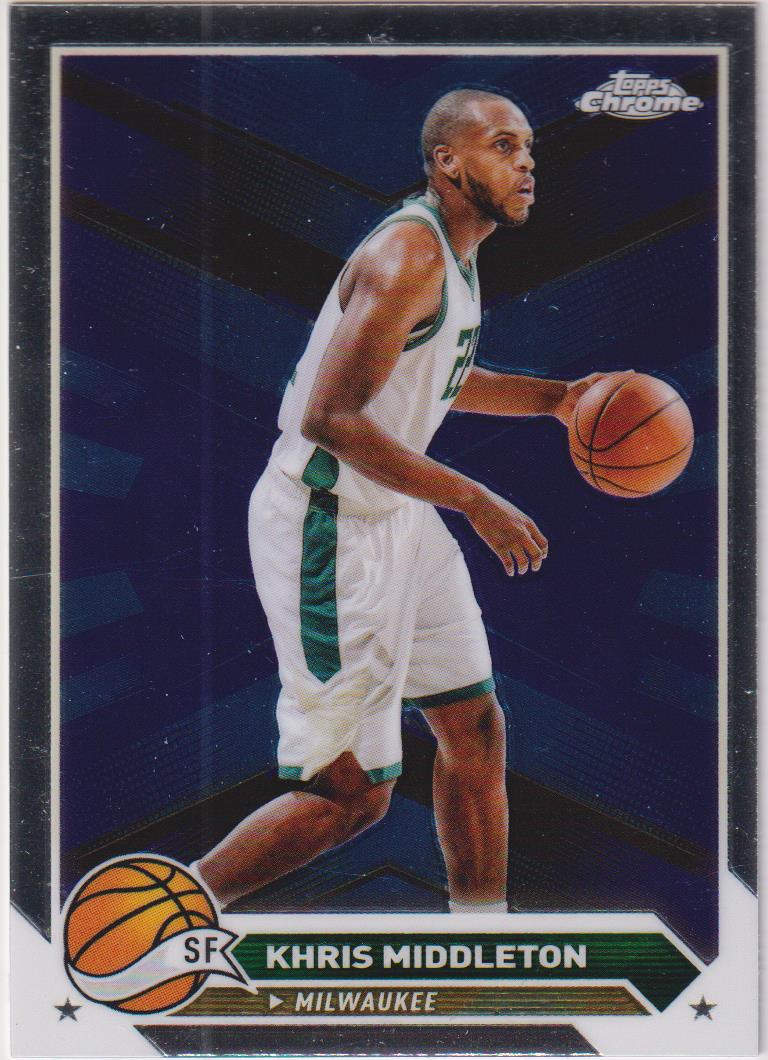 2023-24 Topps Chrome Basketball Khris Middleton #67