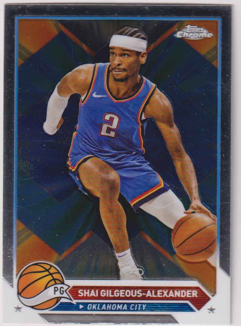 2023-24 Topps Chrome Basketball Shai Gilgeous-Alexander #53