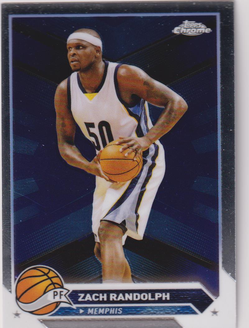 2023-24 Topps Chrome Basketball Zach Randolph #118