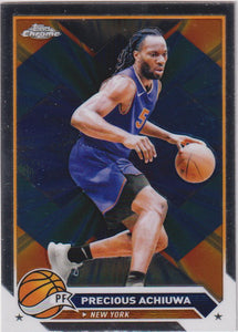 2023-24 Topps Chrome Basketball Precious Achiuwa #167