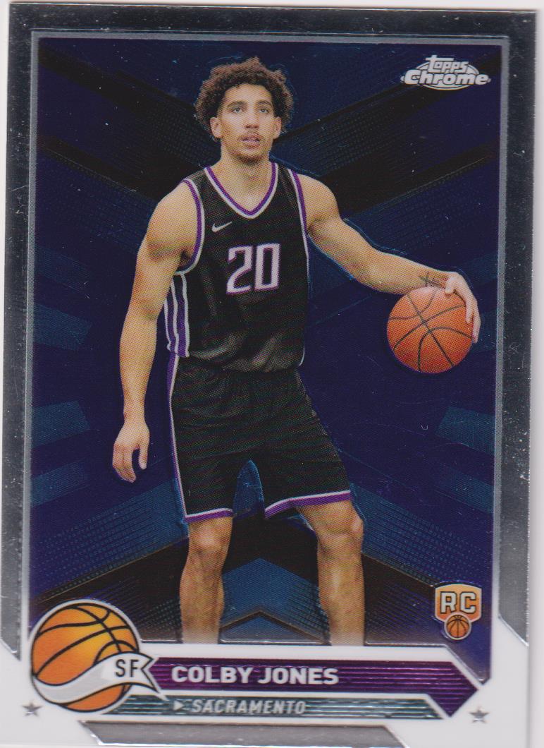 2023-24 Topps Chrome Basketball Colby Jones #91 Rookie