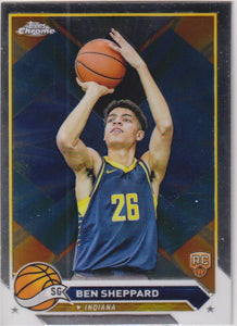 2023-24 Topps Chrome Basketball Ben Sheppard #83 Rookie