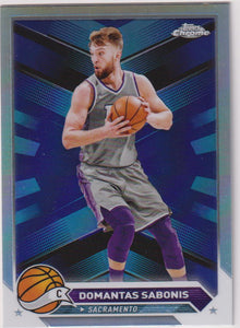 2023-24 Topps Chrome Basketball Refractors Domantas Sabonis #10
