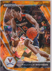 2021 Panini Prizm Draft Picks Basketball Orange Ice Malcolm Brogdon #74