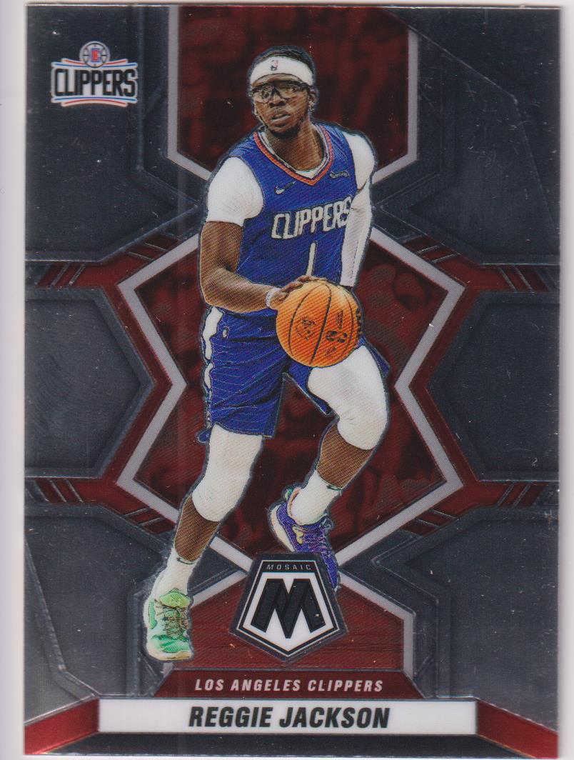 2021-22 Panini Mosaic Basketball Reggie Jackson #183