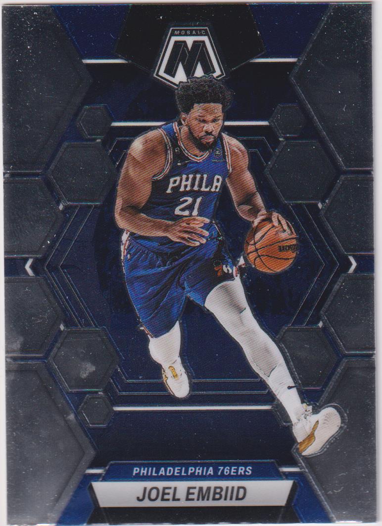 2022-23 Panini Mosaic Basketball Joel Embiid #141