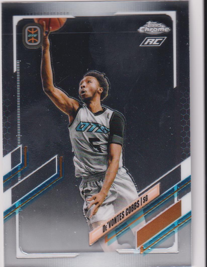 2021-22 Topps Chrome Overtime Elite Basketball De'Vontes Cobbs #62