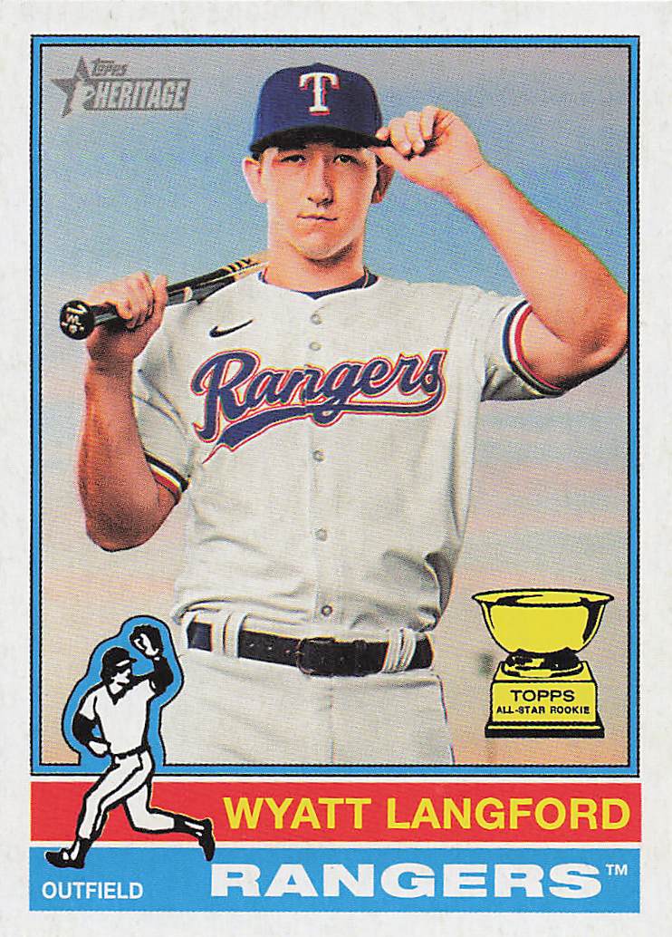 2025 Topps Heritage Baseball Wyatt Langford #29