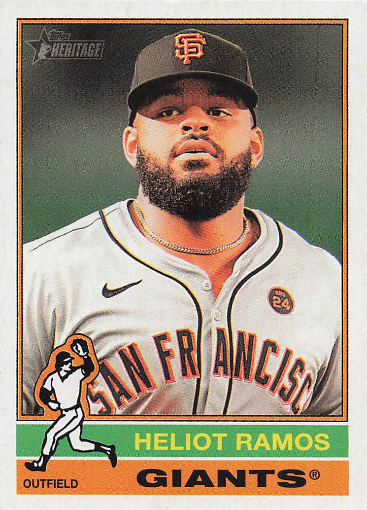 2025 Topps Heritage Baseball Heliot Ramos #32