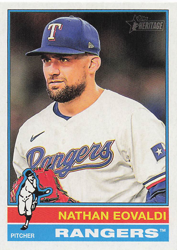 2025 Topps Heritage Baseball Nathan Eovaldi #34
