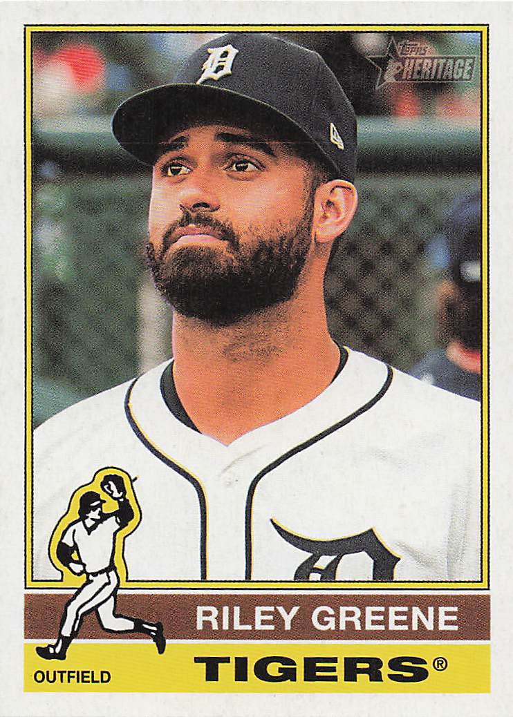 2025 Topps Heritage Baseball Riley Greene #54