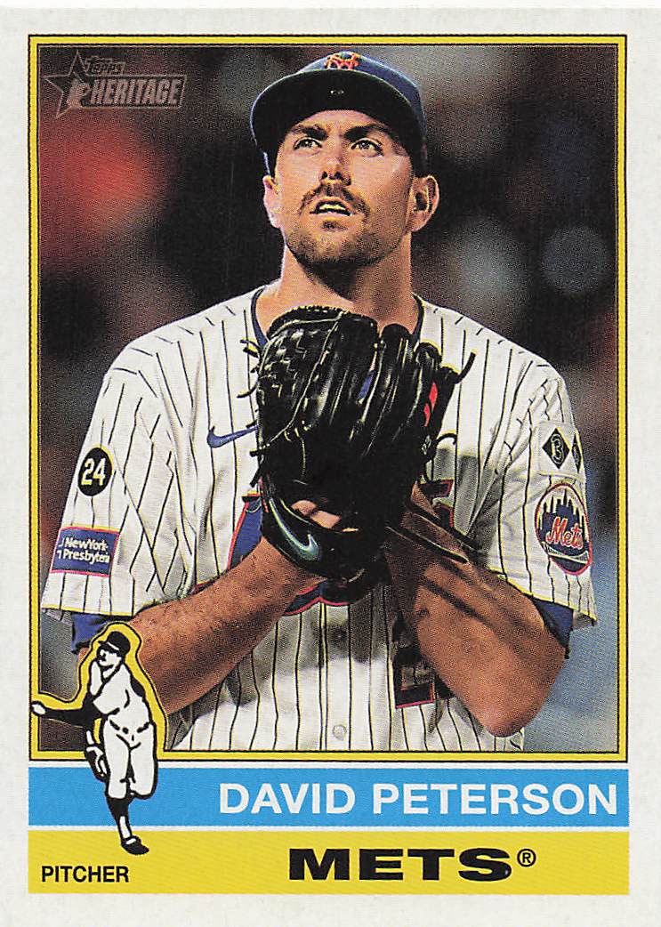 2025 Topps Heritage Baseball David Peterson #57
