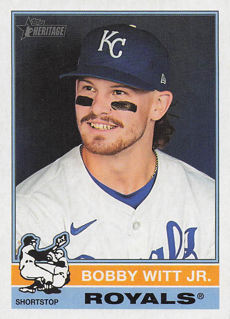 2025 Topps Heritage Baseball Bobby Witt Jr. #92