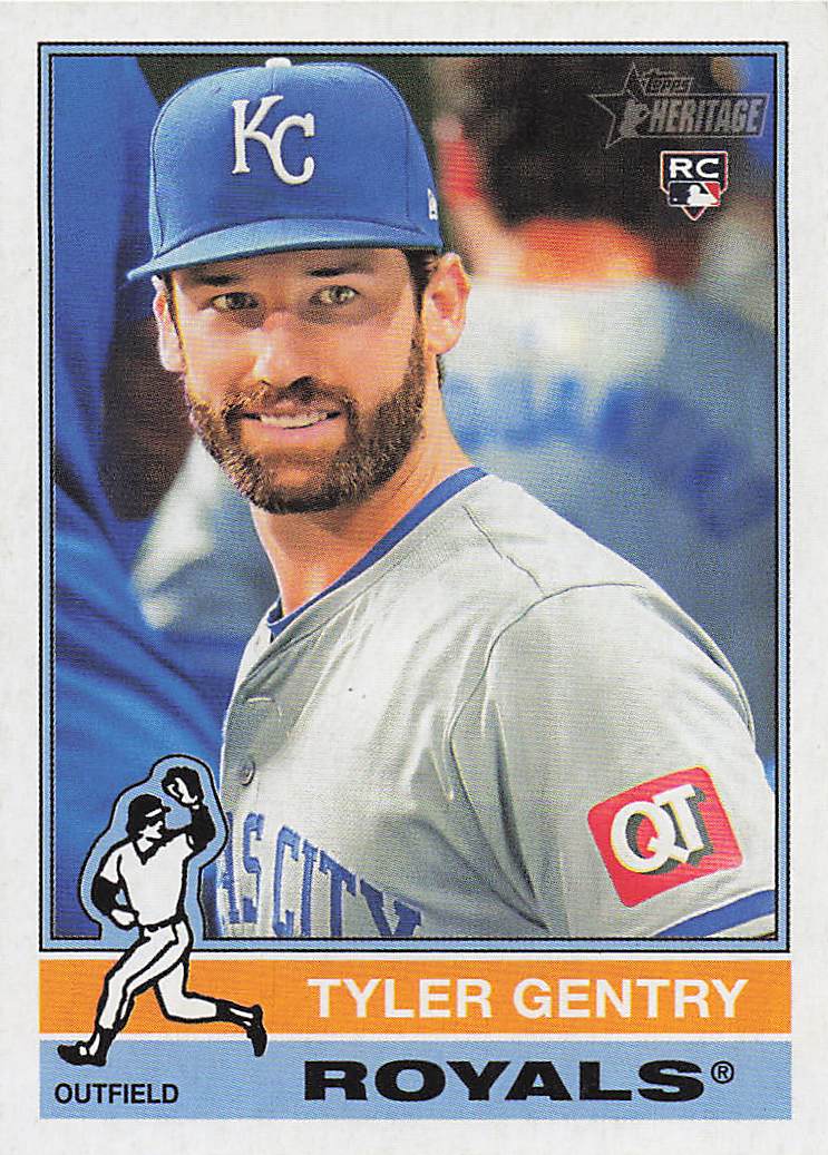 2025 Topps Heritage Baseball Tyler Gentry #109 Rookie