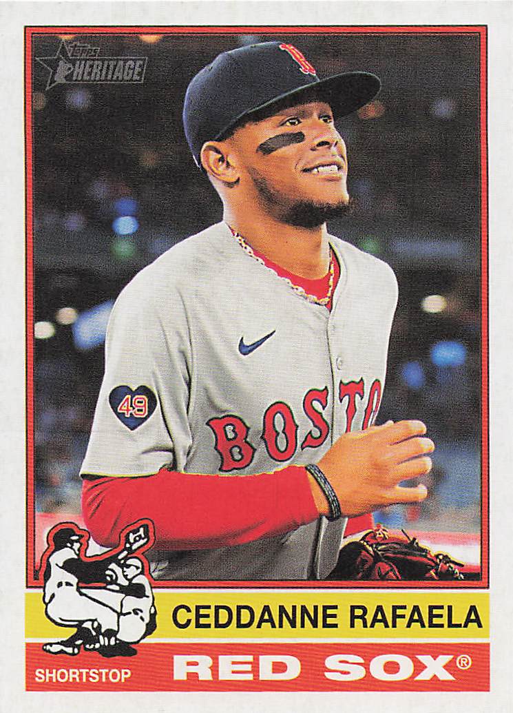 2025 Topps Heritage Baseball Ceddanne Rafaela #126