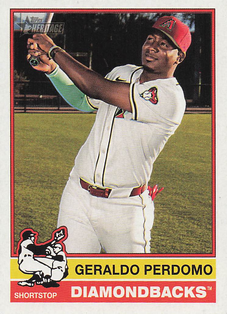 2025 Topps Heritage Baseball Geraldo Perdomo #157