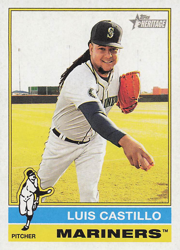 2025 Topps Heritage Baseball Luis Castillo #173