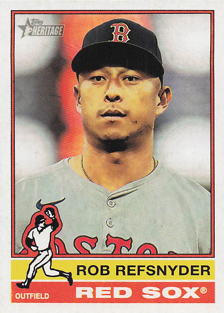 2025 Topps Heritage Baseball Rob Refsnyder #213