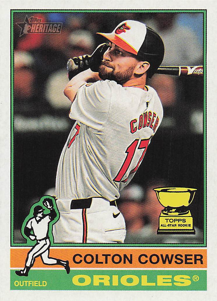 2025 Topps Heritage Baseball Colton Cowser #245