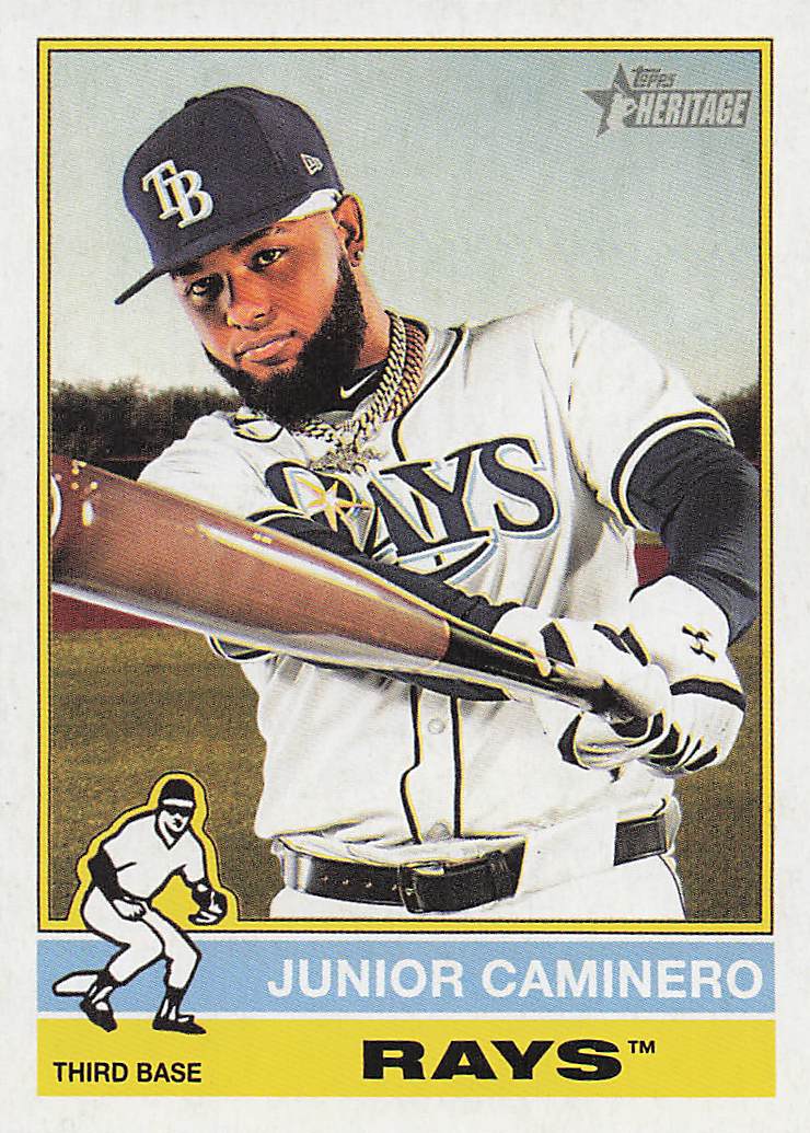 2025 Topps Heritage Baseball Junior Caminero #280