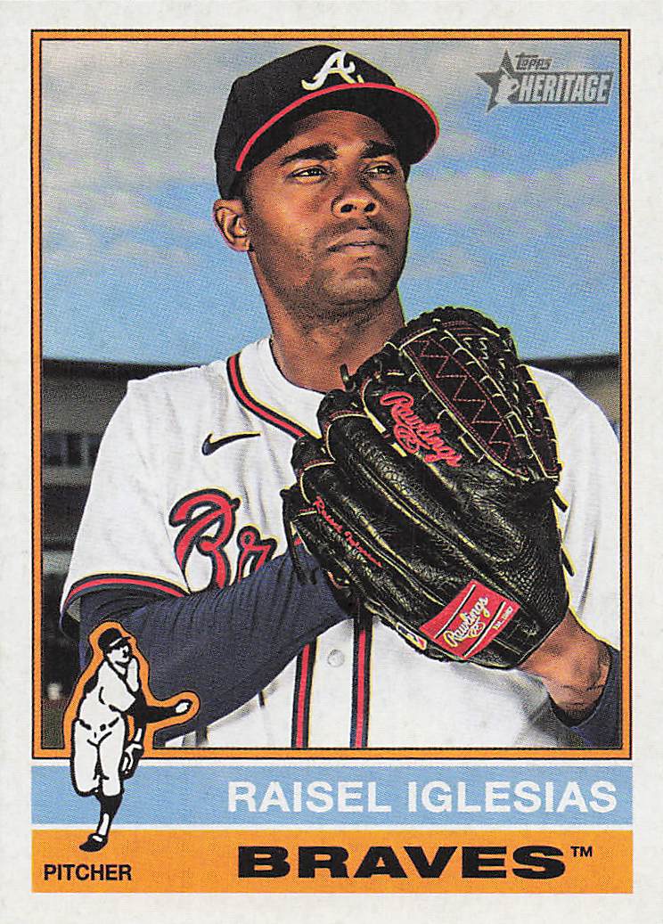 2025 Topps Heritage Baseball Raisel Iglesias #284