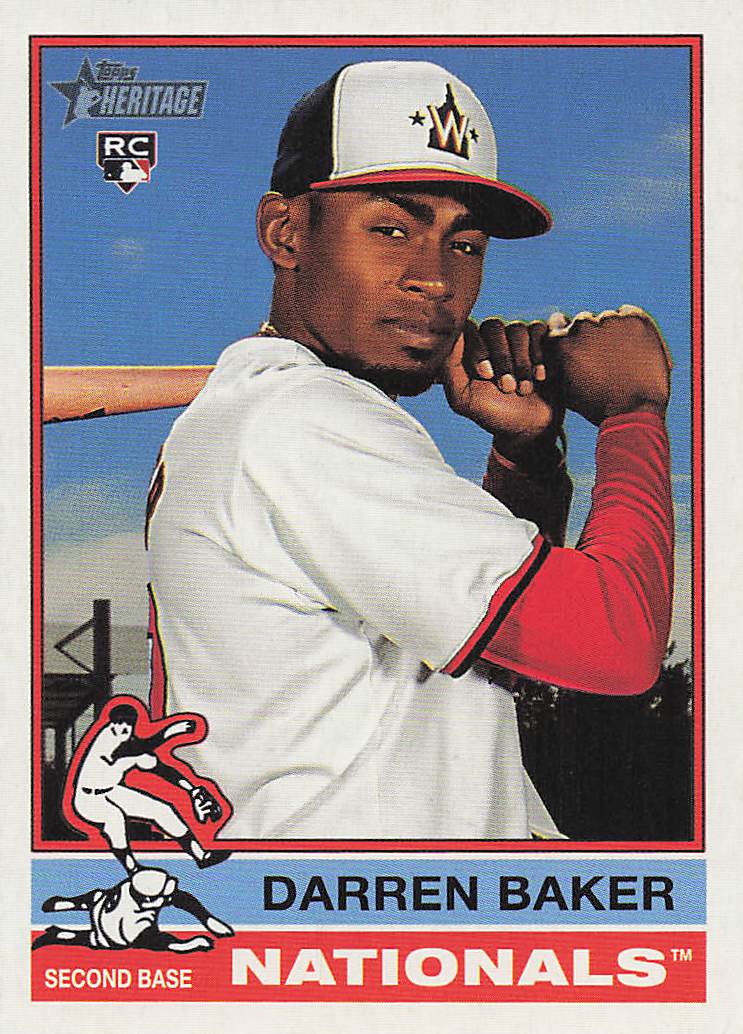 2025 Topps Heritage Baseball Darren Baker #301 Rookie
