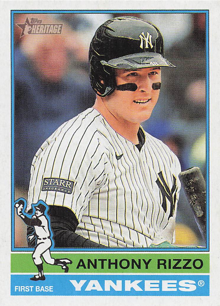 2025 Topps Heritage Baseball Anthony Rizzo #302
