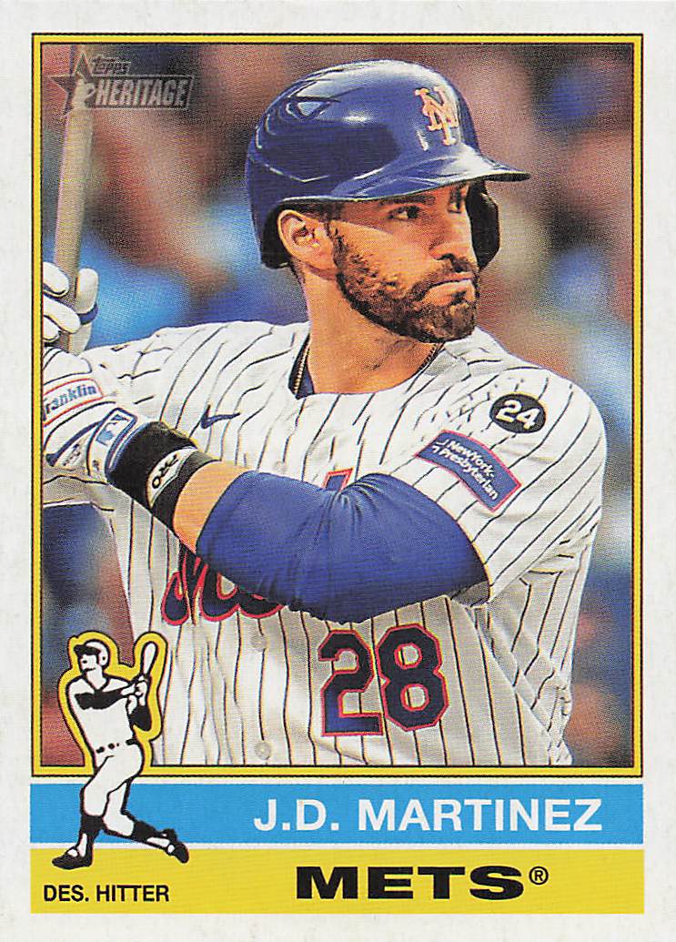 2025 Topps Heritage Baseball J.D. Martinez #316