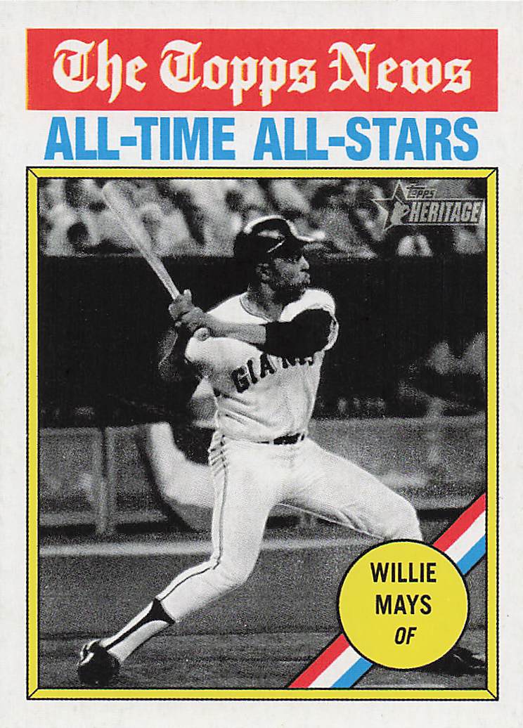 2025 Topps Heritage Baseball Willie Mays #341