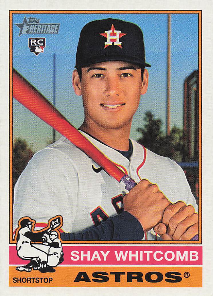 2025 Topps Heritage Baseball Shay Whitcomb #362 Rookie