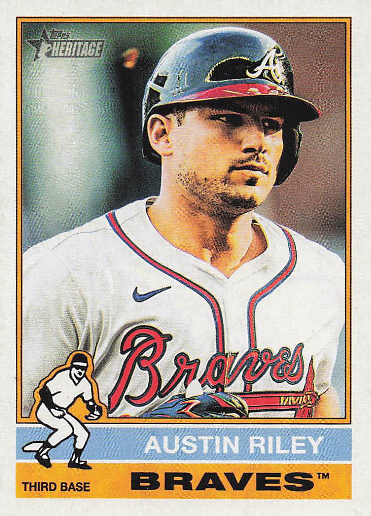 2025 Topps Heritage Baseball Austin Riley #364