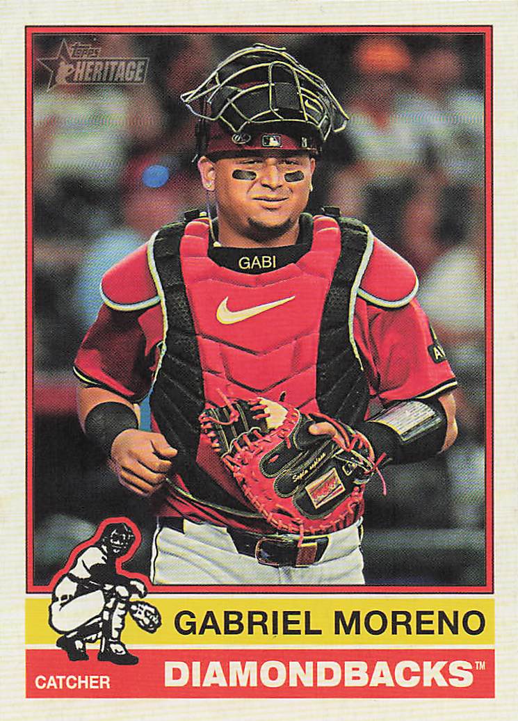 2025 Topps Heritage Baseball Gabriel Moreno #498