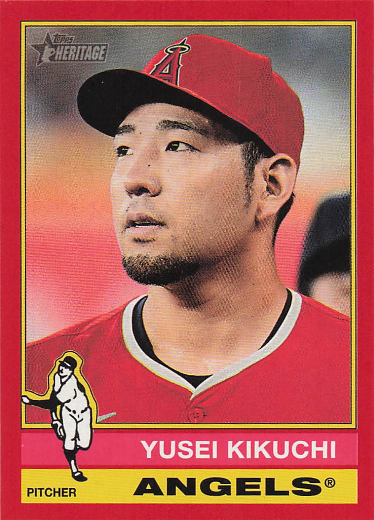 2025 Topps Heritage Baseball Red Yusei Kikuchi #209