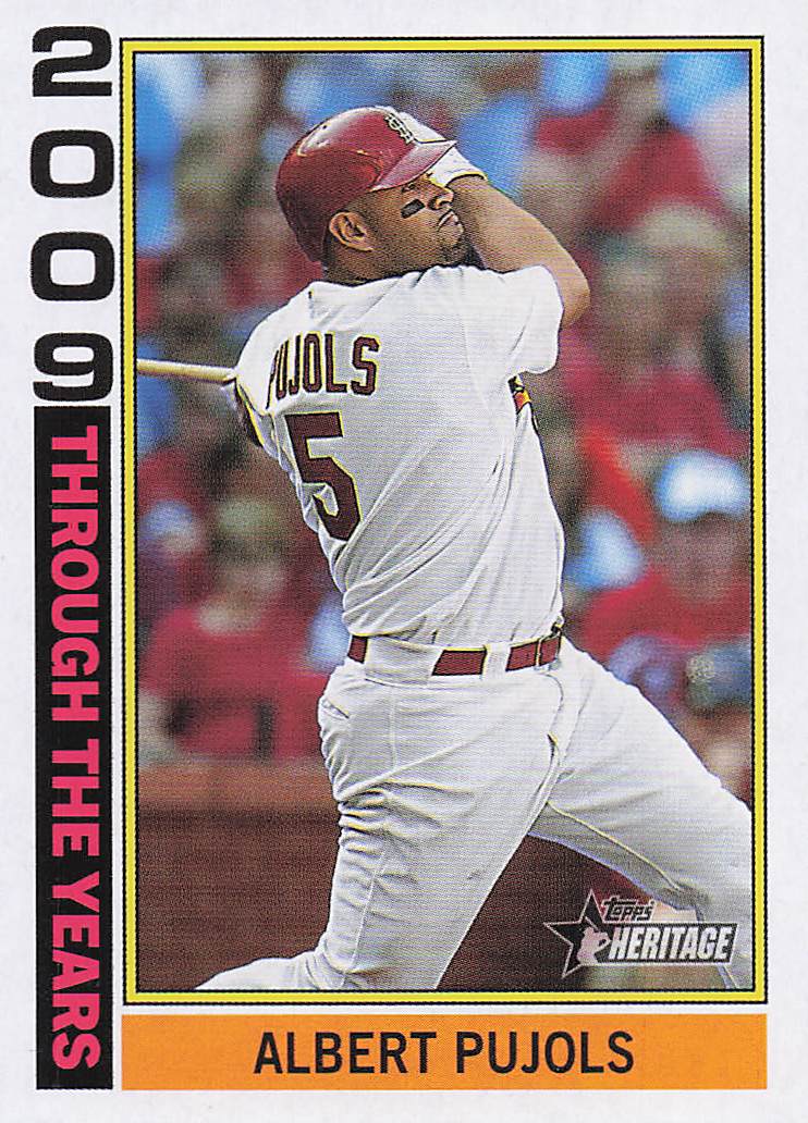 2025 Topps Heritage Baseball Through the Years Albert Pujols #TTY-19