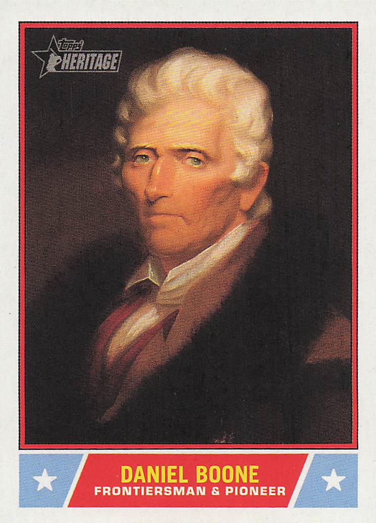 2025 Topps Heritage Baseball Notable Americans Daniel Boone #NS-42