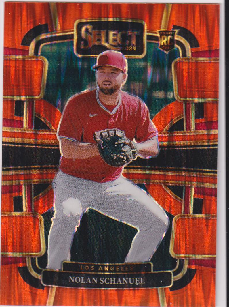2024 Panini Select Baseball Orange Flash Prizms Nolan Schanuel #26