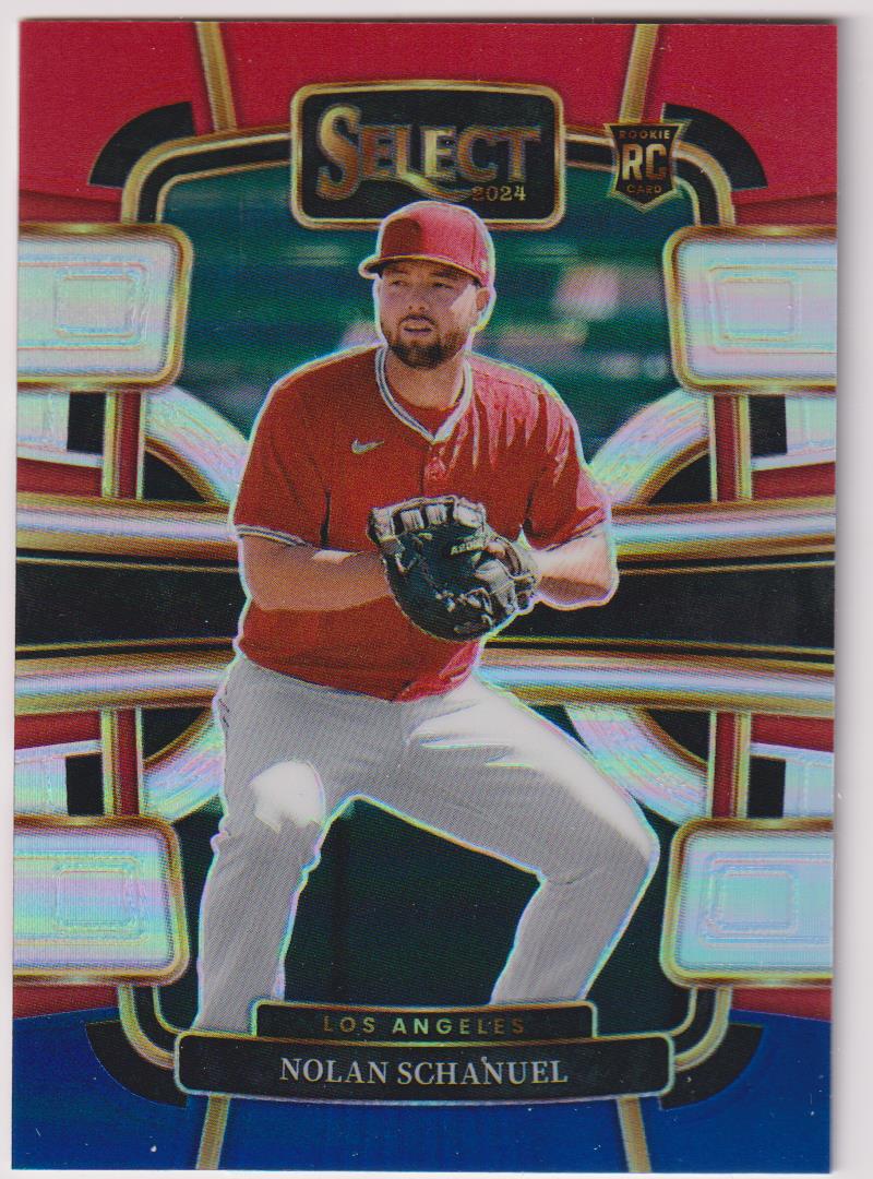 2024 Panini Select Baseball Red and Blue Prizms Nolan Schanuel #26