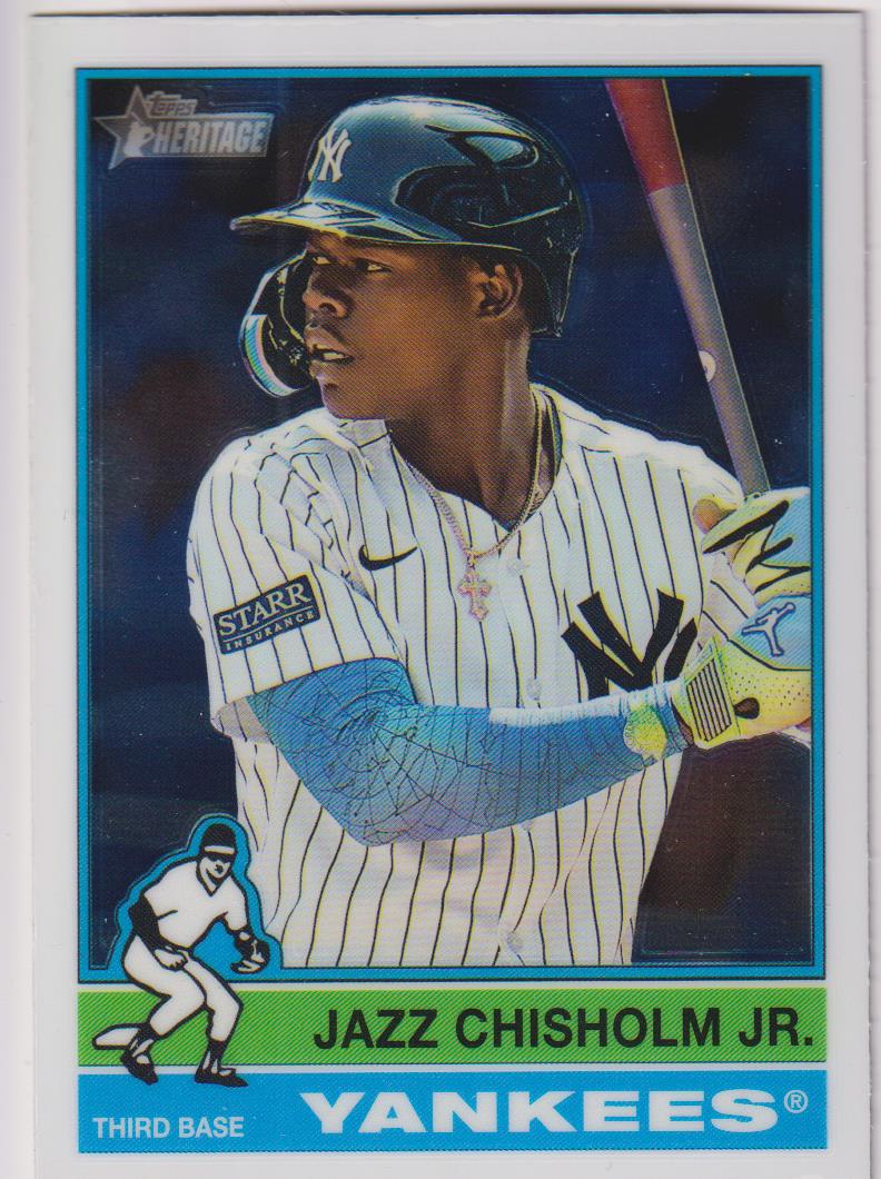 2025 Topps Heritage Baseball Chrome Jazz Chisholm Jr. #33