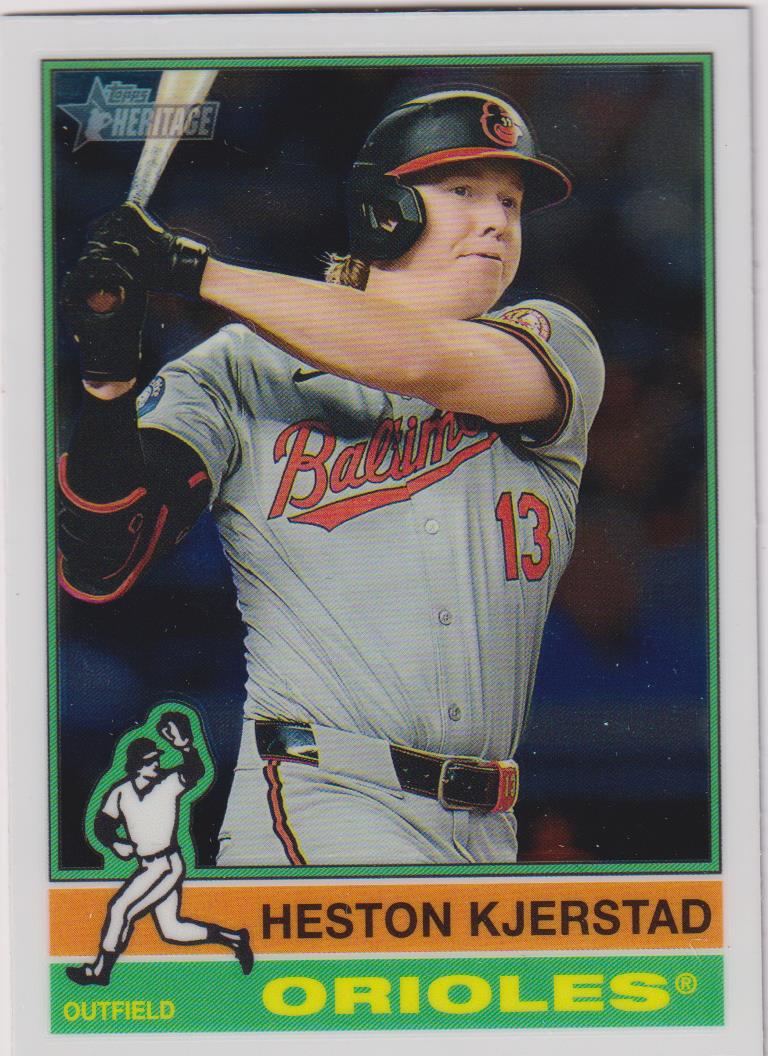 2025 Topps Heritage Baseball Chrome Heston Kjerstad #87